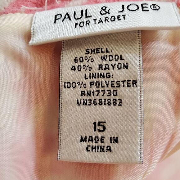 Paul & Joe Pink Houndstooth Mini Skirt - Picture 6 of 6
